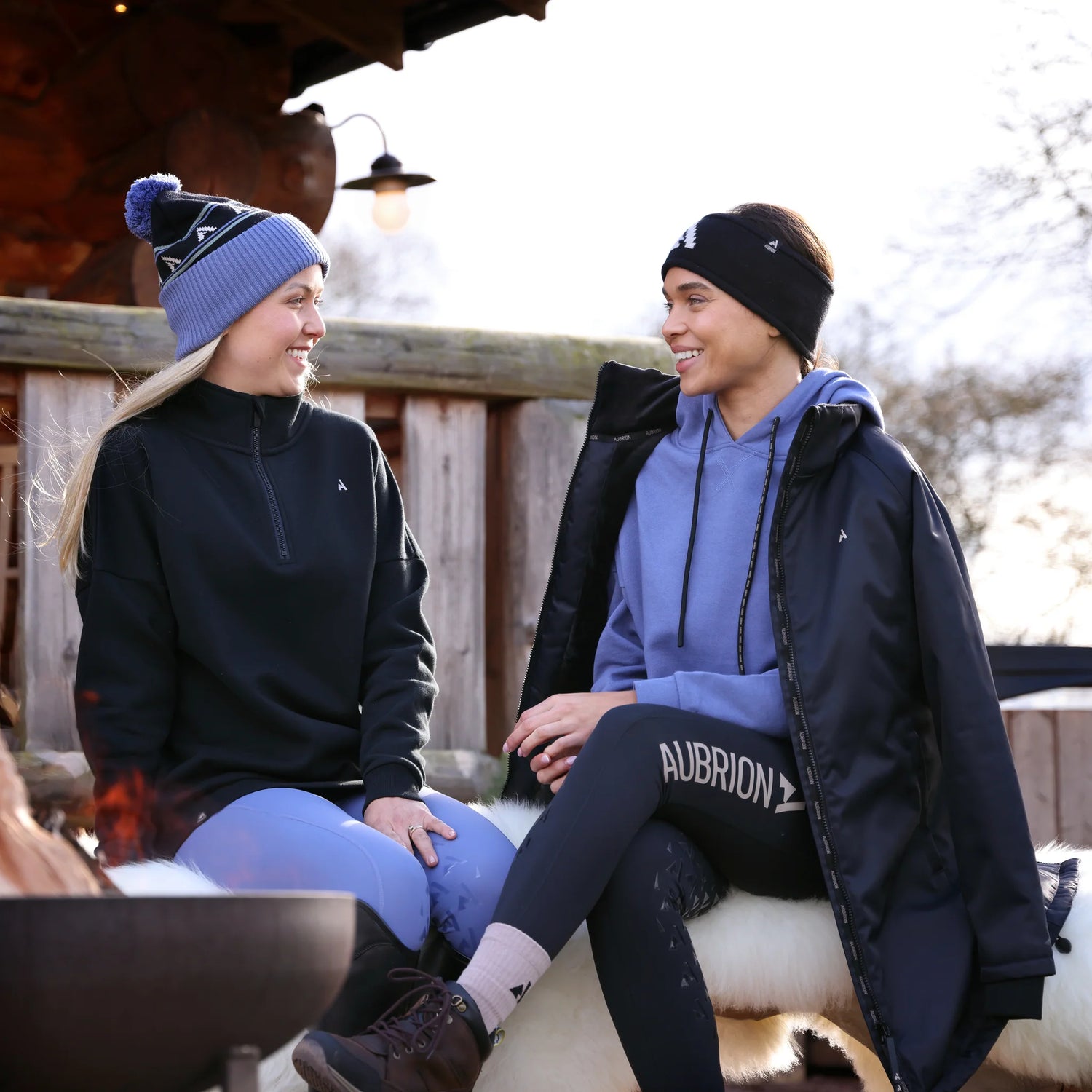 Shires Aubrion React Ladies Half Zip Sweatshirt #colour_shadow