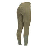 Shires Aubrion Ladies Team Riding Tights #colour_moss