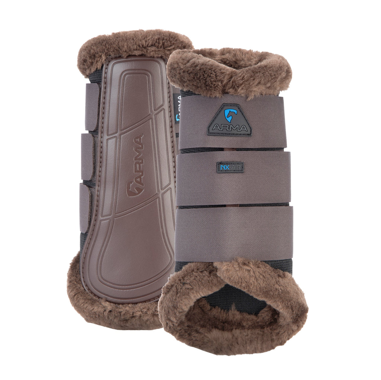 Shires ARMA NX-AIR Brushing Boots #colour_brown