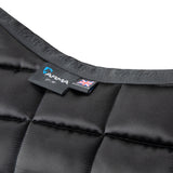 Shires ARMA Eltar Satin Jump Saddlecloth #colour_black