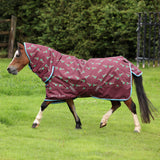 Shires Winnie & Me 200g Turnout Rug #colour_maroon
