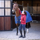 Shires Deluxe Fleece Show Rug #colour_navy