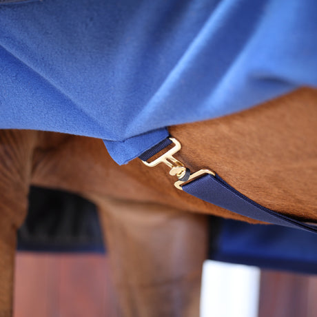 Shires Deluxe Fleece Show Rug #colour_navy