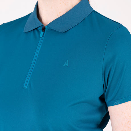 Shires Aubrion Ladies React Tech Polo #colour_kingfisher