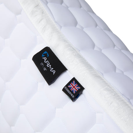 Shires ARMA Elegance 1.0 Jump Saddlecloth #colour_white