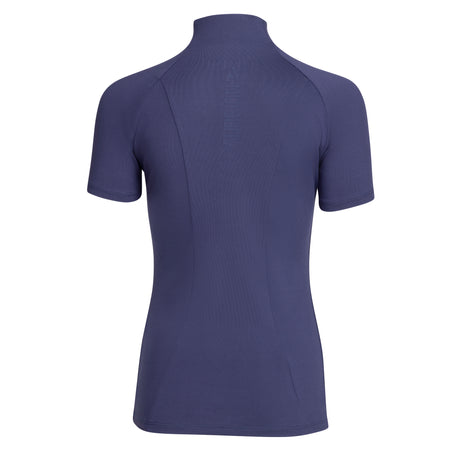 Shires Aubrion Young Rider React Short Sleeve Base Layer #colour_midnight