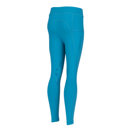Shires Aubrion React Rhythm Riding Tights - Young Rider #colour_kingfisher