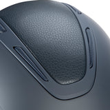 Shires Karben Amity Leather Riding Hat #colour_navy