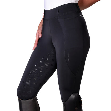 Shires Aubrion Optima LX Riding Tights #colour_navy