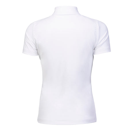Shires Aubrion Optima QX Show Shirt - Young Rider #colour_white