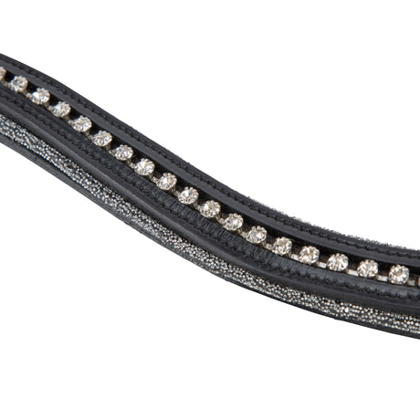 Shires Velociti RAPIDA Micro Mixed Diamante Browband #colour_black