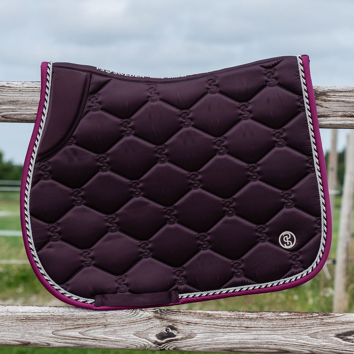 PS of Sweden Jump Signature Saddle Pad #colour_plum