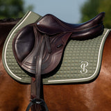 PS of Sweden Elite Jump Saddle Pad #colour_vintage-green