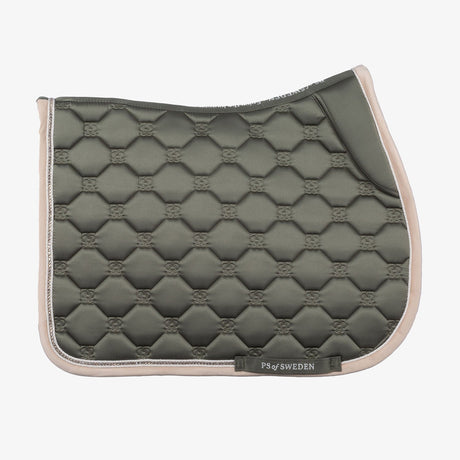 PS of Sweden Vintage Monogram Jump Saddle Pad #colour_mist-green