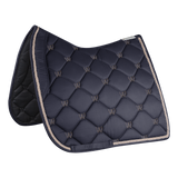 Waldhausen Valencia Saddle Pad #colour_dark-blue-rose-gold