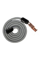 HKM Rosegold Glamour Style Lead Rope With Panic Hook #colour_grey-rosegold