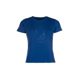 HKM Women's T-Shirt -Livigno Horse Head- #colour_blue