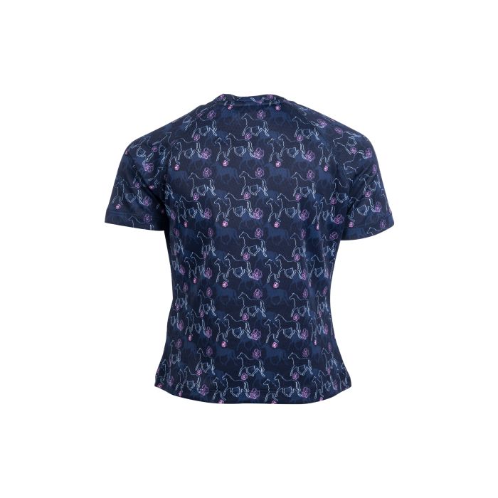 HKM Functional shirt -Bria- short sleeve #colour_deep-blue