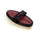 Ezi-Groom Grip Body Brush With Goat Hair #colour_burgandy
