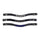 HKM Browbands -Hobby Horsing- Set of 3 #colour_navy-blue-with-stars-design