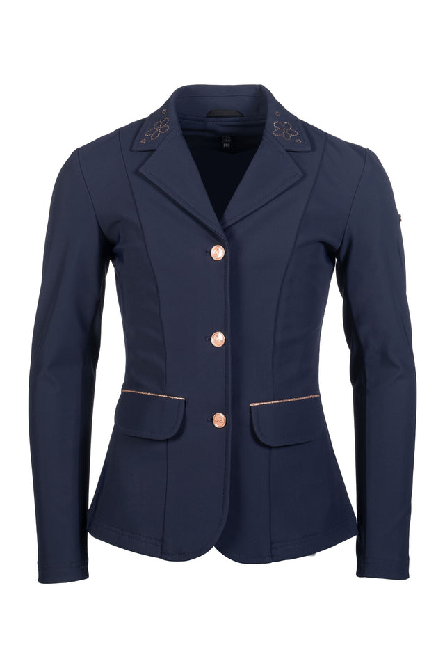 HKM Children's Competition Jacket -Flora Kids- #colour_deep-blue