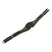 Acavallo Jumping Girth Classic Gel Pvc Detachable Faux Sheepskin #colour_black