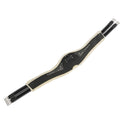Acavallo Jumping Girth Classic Gel Pvc Detachable Faux Sheepskin #colour_black