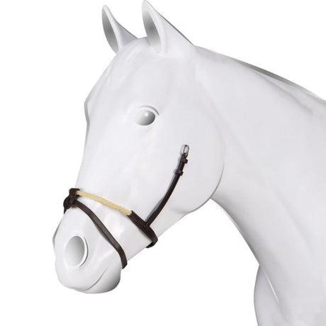 Acavallo Rope Flash Noseband #colour_cognac