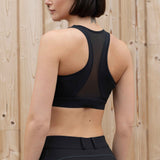 HKM Sports Bra -Amalfi- #colour_black