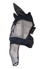 HKM Anti-Fly Mask -Premium- with Nose #colour_deep-blue
