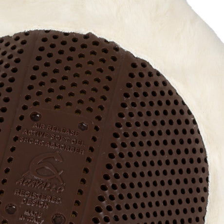 Acavallo Gel Ns-S Classic-S Wool Full Flat #colour_natural-brown