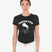 Equestro Women's Cotton Jumping Horse Club T-Shirt #colour_black