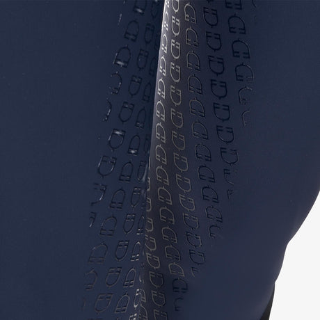 Equestro Men's Full Grip Breeches Equestro X Fise #colour_blue