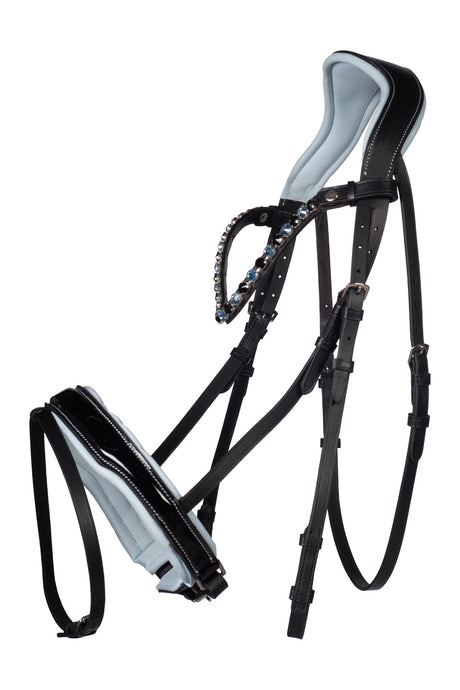 HKM Bridle -Manchester- #colour_black-blue