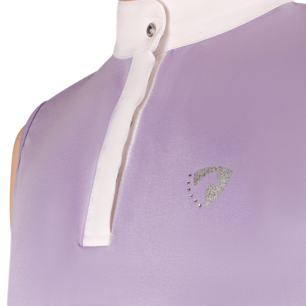 Hy Equestrian Eden Children's Sleeveless Show Shirt #colour_lilac