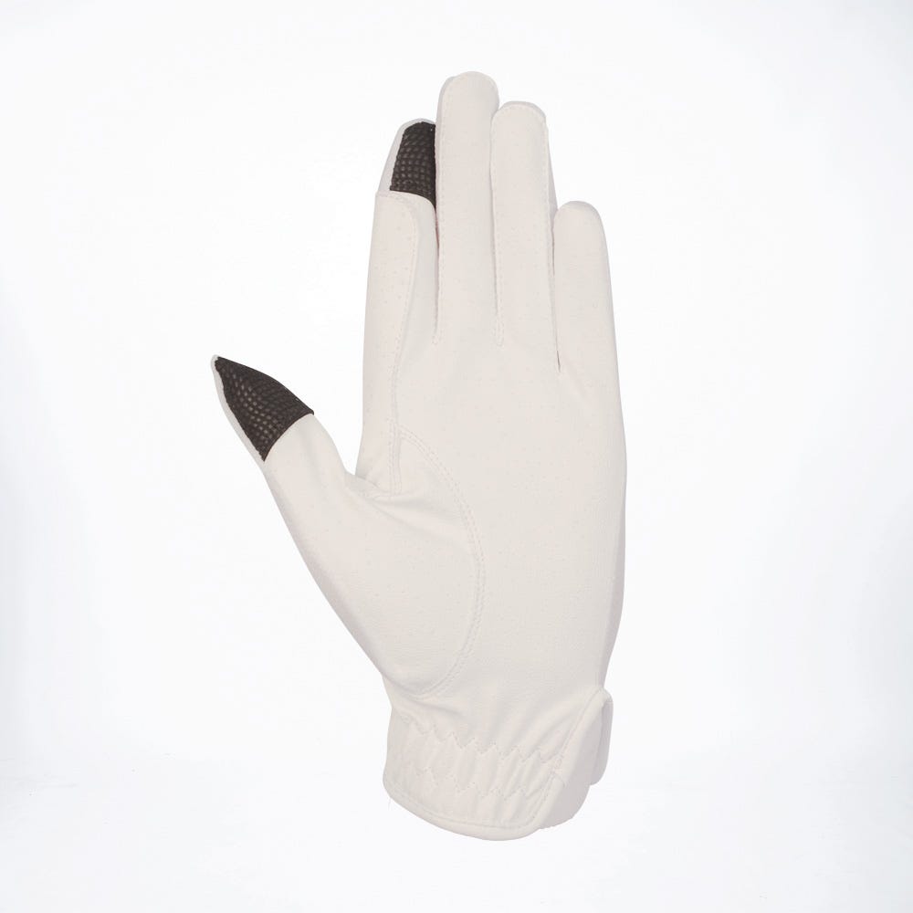 Coldstream Next Generation Children's Lintlaw CoolMesh Summer Riding Gloves #colour_white