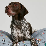 Joules Rainbow Dogs Mattress #colour_grey-dog-print