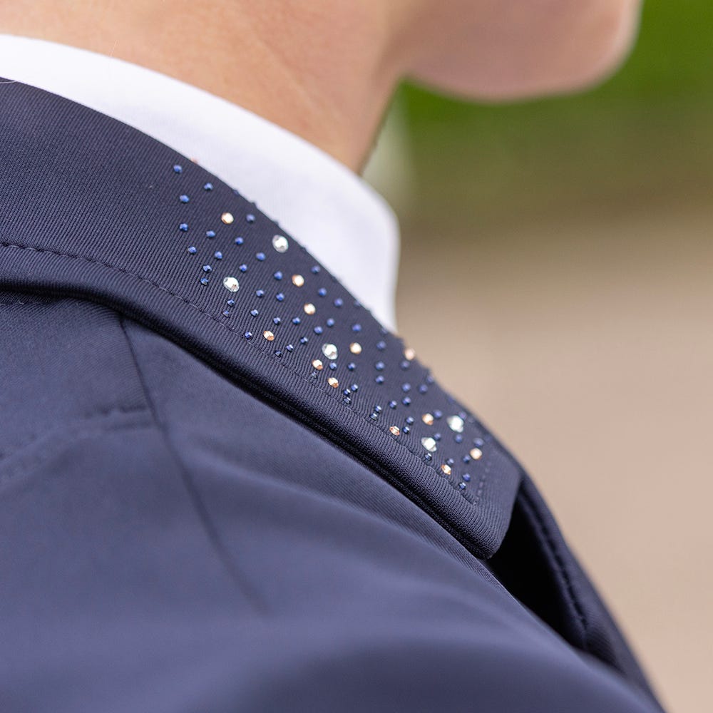 Hy Equestrian Roka Regal Show Jacket #colour_navy