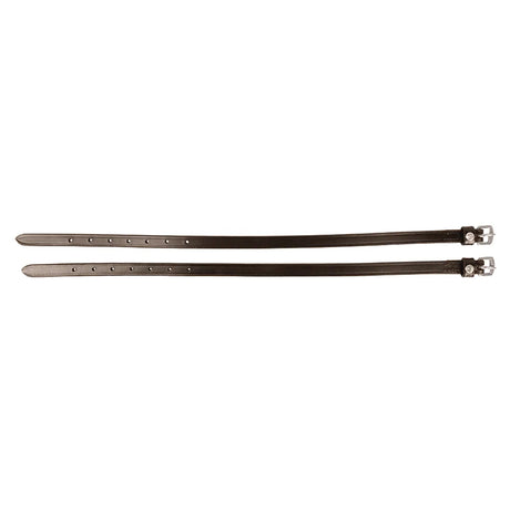 Hy Equestrian Children's Diamante Stud Spur Straps #colour_brown