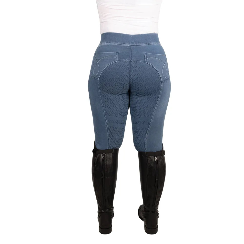 Hy Equestrian Elevate Chambray Denim Tights