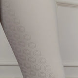 Coldstream Next Generation Carham Sparkle Riding Tights #colour_pearl-grey