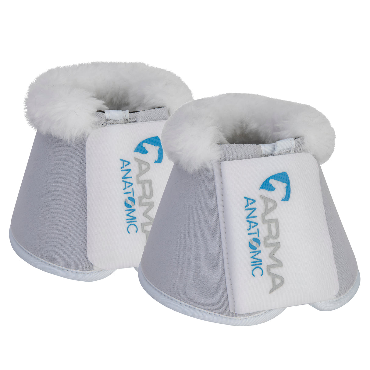 Shires ARMA SupaFleece Neoprene Over Reach Boots #colour_white