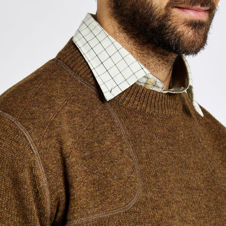 Dubarry Mens Clarinbridge Crew Neck Sweatshirt #Colour_dusky-bronze