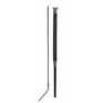 Dublin Fancy Stitch Leather Dressage Whip #colour_black