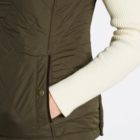 Dubarry Womens Heywood Gilet #colour_olive