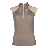 HKM Ladies Functional Top -Amalfi- #colour_taupe-beige