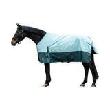 HKM 600D Fleece Lined Turnout Rug -Chester- #colour_turquoise-green