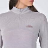 Weatherbeeta Ladies Bamboo Long Sleeve Performance Base Layer #colour_burnished-lilac