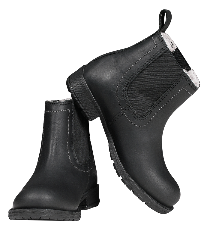 ELT Children's Winter Jodhpur Boots #colour_black-silver