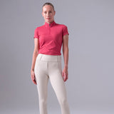 PS of Sweden Everly Short Sleeve Shirt #colour_scarlet-pink